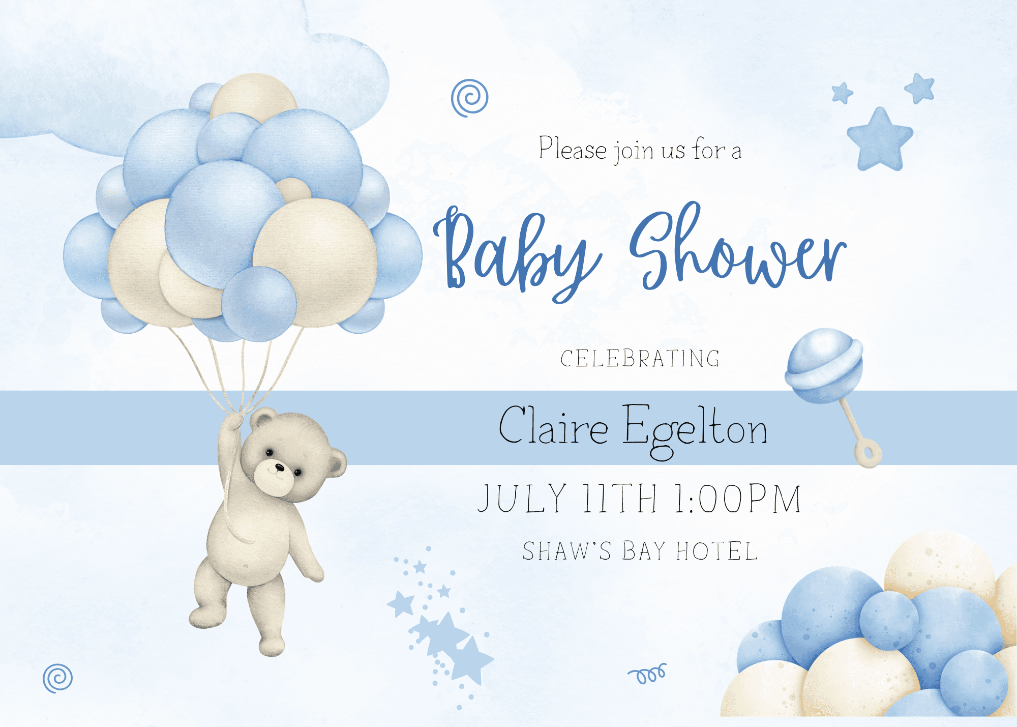 Claire's Baby Shower