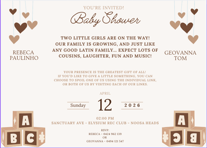 Rebeca & Paulinho Gift Link