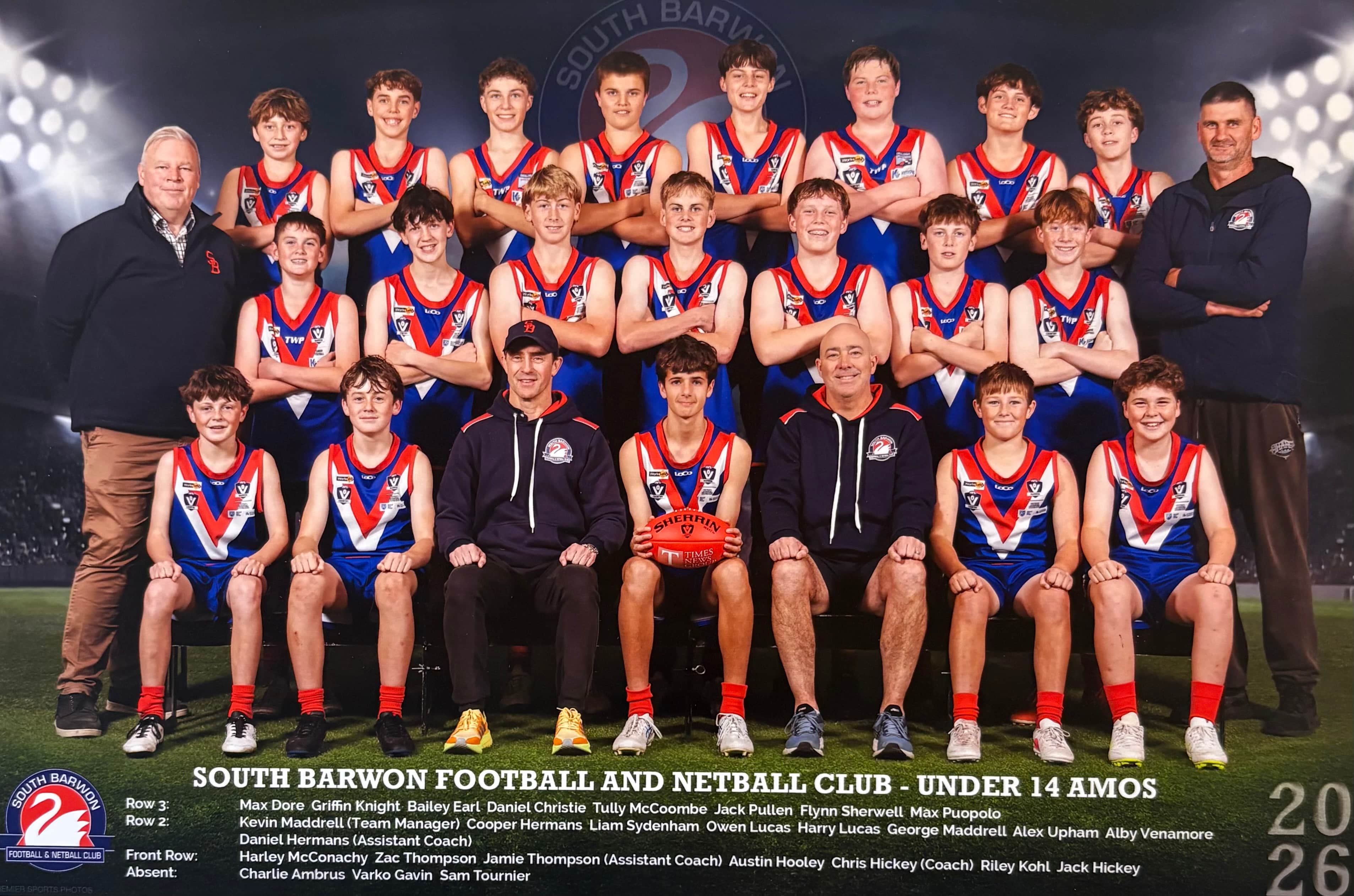 South Barwon Team Amos coaching group