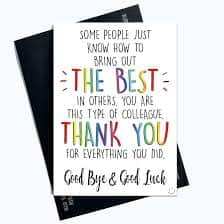 Thank You & Best Wishes for Aaron Smith